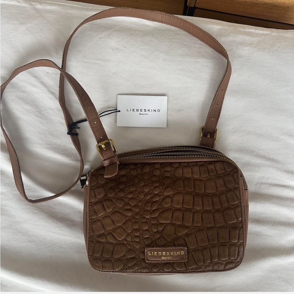 Liebeskind Berlin Ponyhair Textured Crossbody Bag NWT